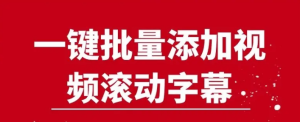 VAS 视频加字幕 v4 AI 一键视频加字幕、自动翻译、队列处理-虎哥说创业