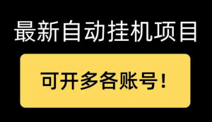 最新项目 抖音 小红书 视频号 挂机项目 单机30+ 新出项目 嘎嘎稳-虎哥说创业